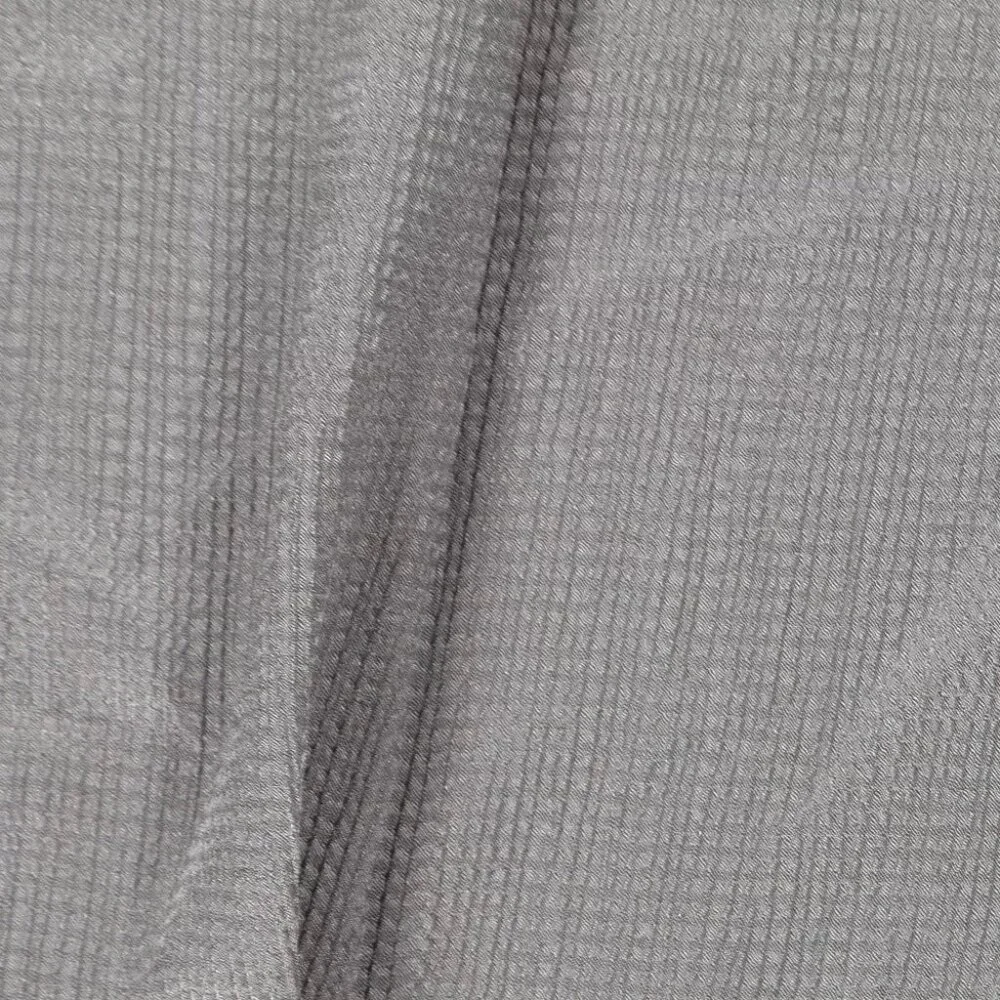 Threshold Silver Satin Pebble Pinch Pleat Accent Single Curtain Panel 34